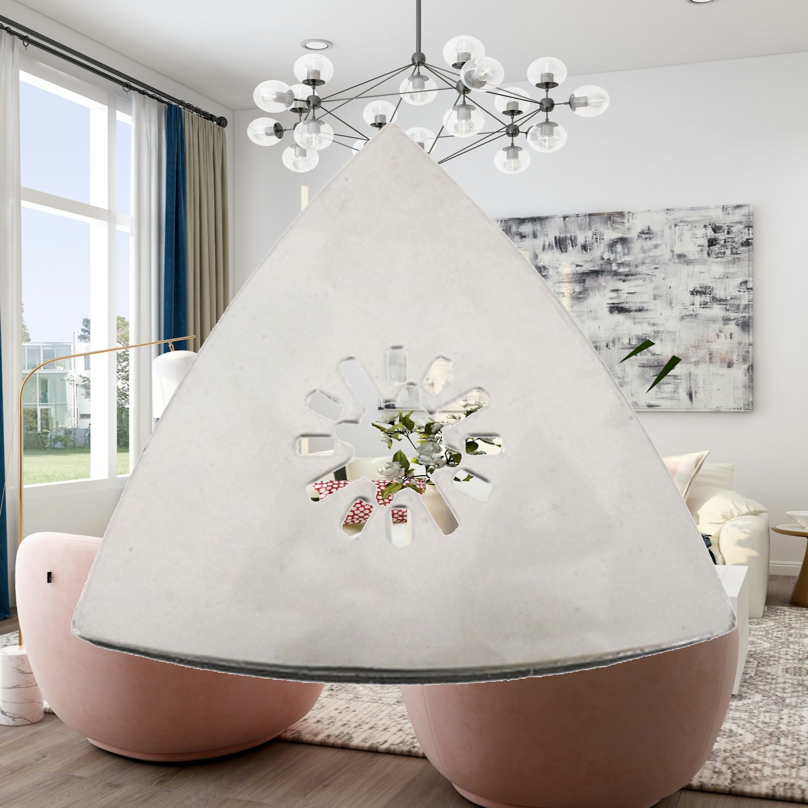 Detail Sander Corner - وسادات صنفرة ثلاثية الزوايا لأداة متعددة
