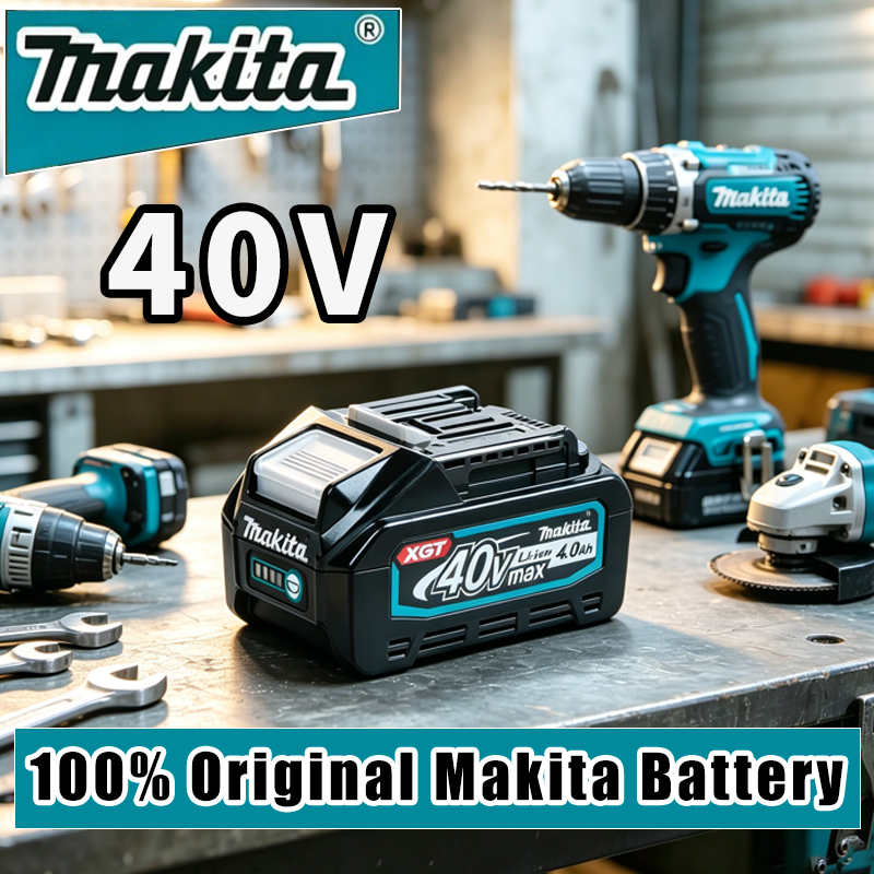 Makita Power Tools Xgt - بطارية ليثيوم قابلة لإعادة الشحن أصلية