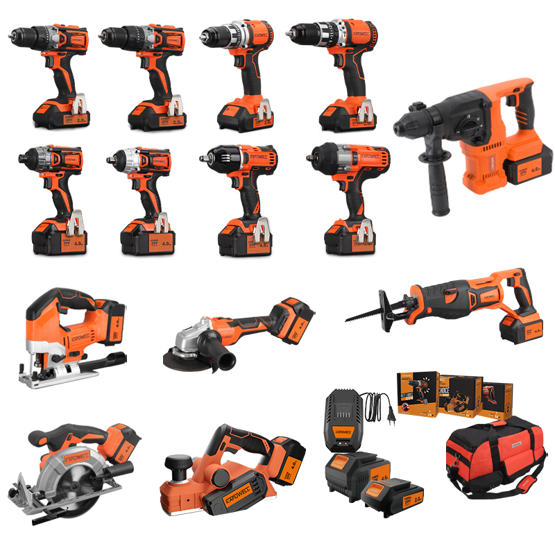 Power Tools Combo Kits - مجموعة أدوات كهربائية لاسلكية KAFUWELL PA4500-72H