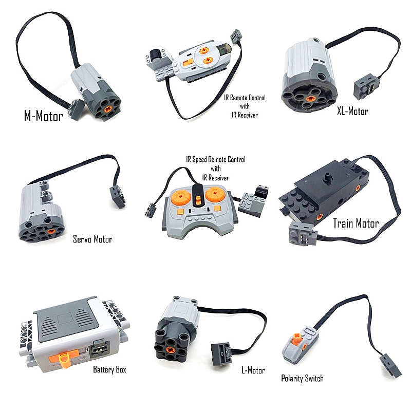 Power Tools Lego - قطع تقنية: محرك متعدد الوظائف 8293