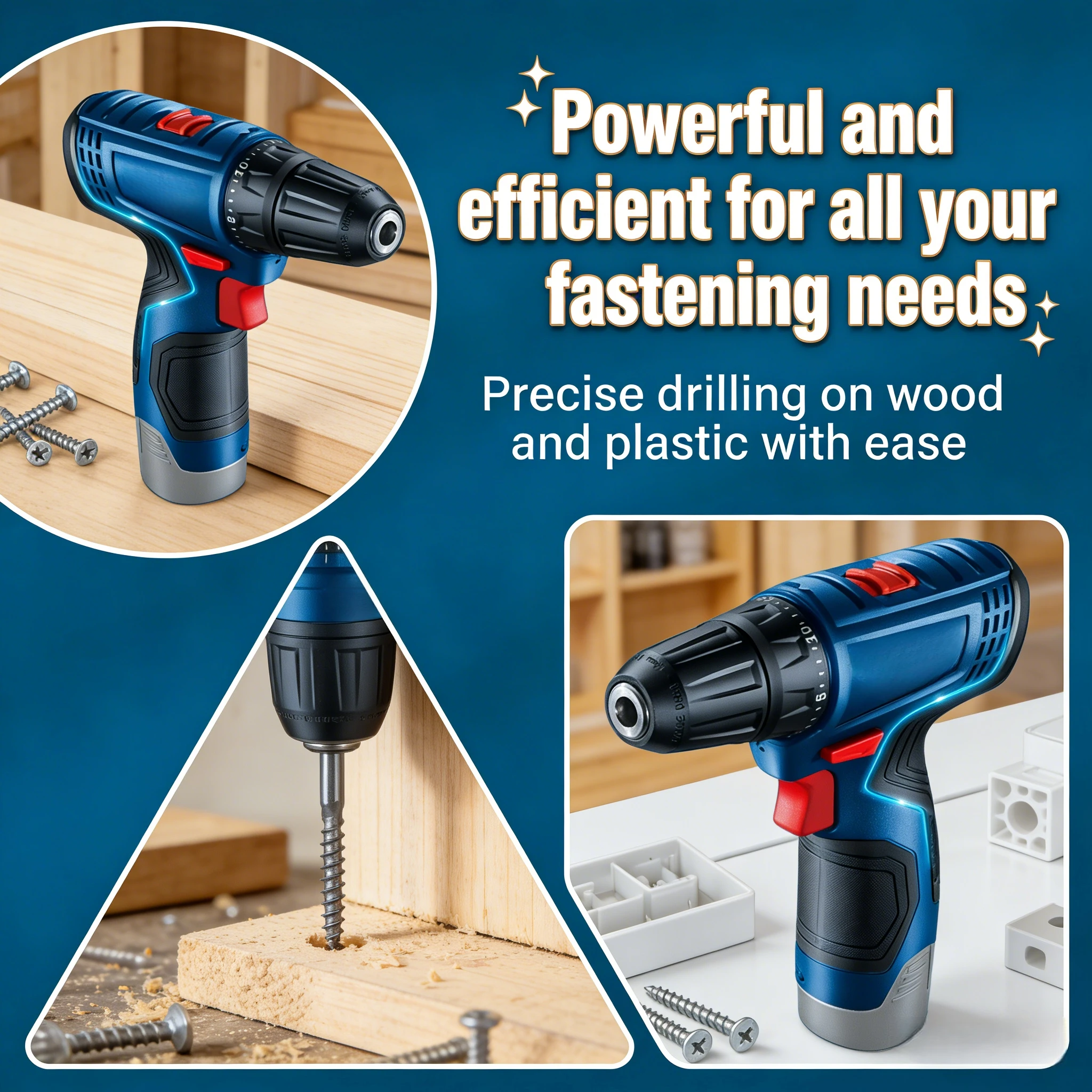 Power Tools Kits - مثقاب كهربائي بوش GSR 120-LI بقوة