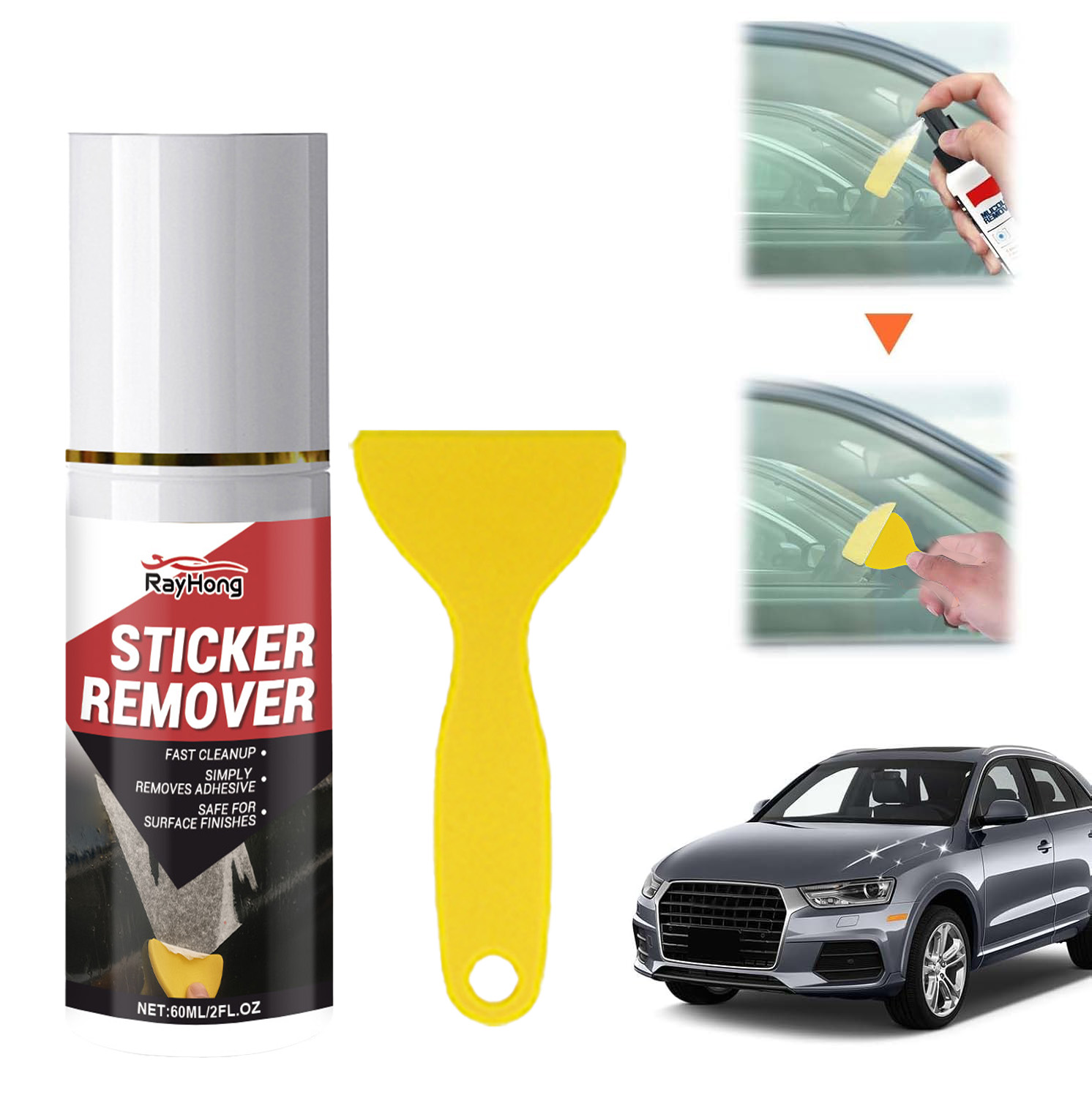 Power Tools Automotive - رذاذ مزيل لاصق قوي للسيارات يذوب
