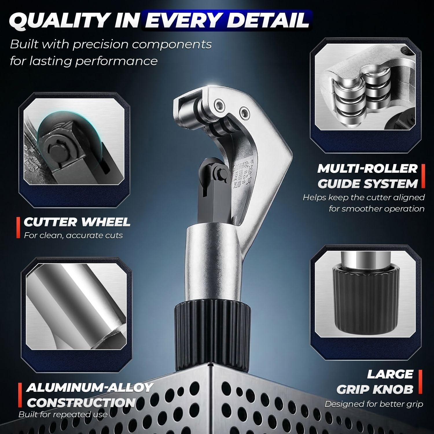 قاطع أنابيب دوار يدوي قوي من ن - مراجعة Power Tools Plumbing وسعره