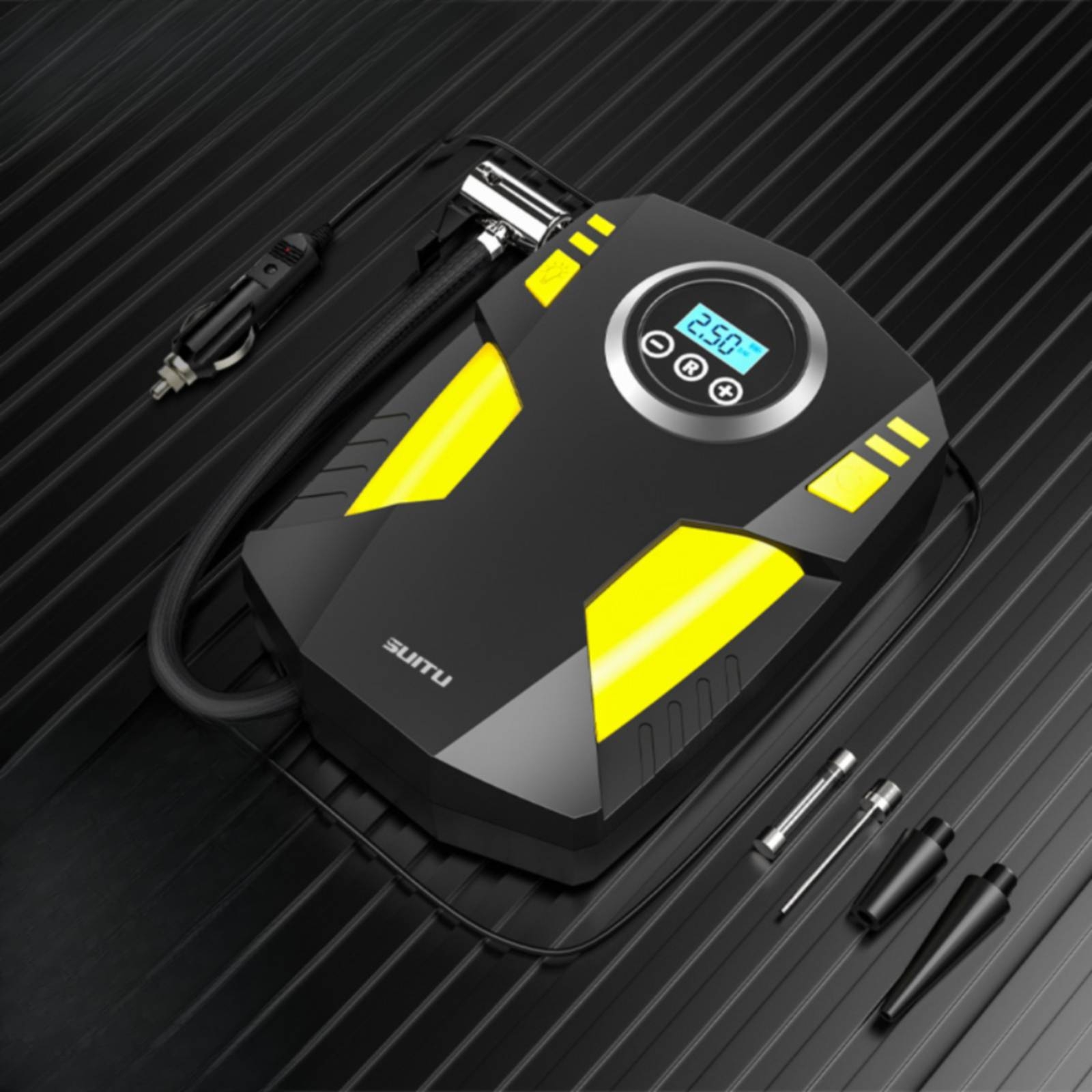 ضاغط هواء محمول مع مقياس ضغط،  - مراجعة Air Compressor Mini وسعره