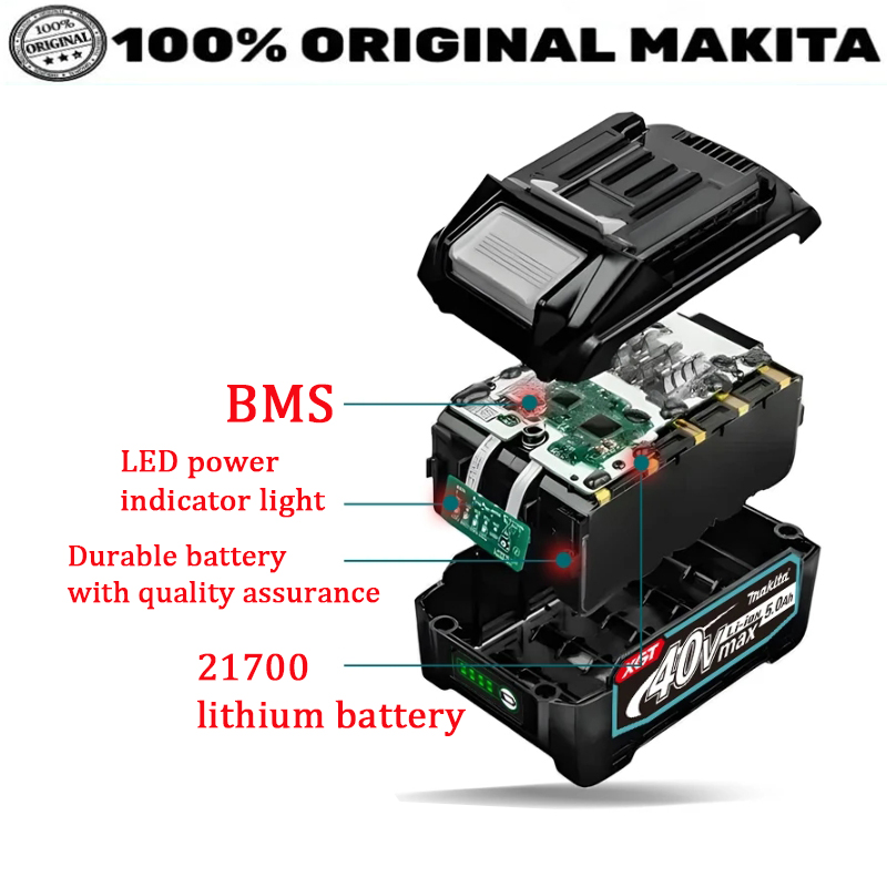 بطارية ماكيتا 40 فولت ماكس 5.0 - مراجعة Makita Power Tools Xgt وسعره