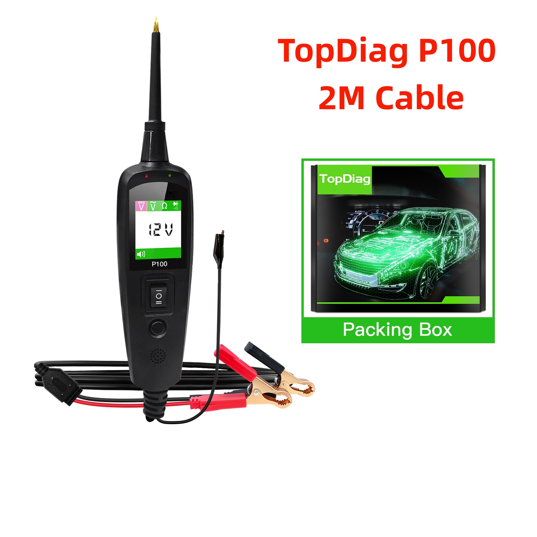جهاز TopDiag P100 2M لفحص الدو - مراجعة Power Tools Automotive وسعره