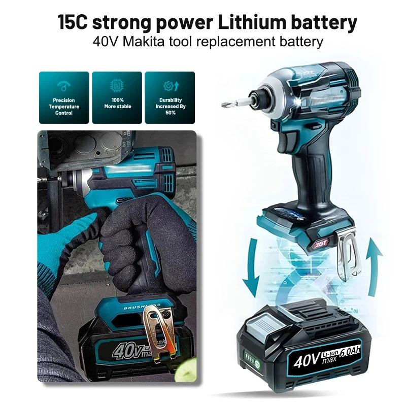 بطارية بديلة ليثيوم أيون 6.0Ah - مراجعة Makita Power Tools Xgt وسعره