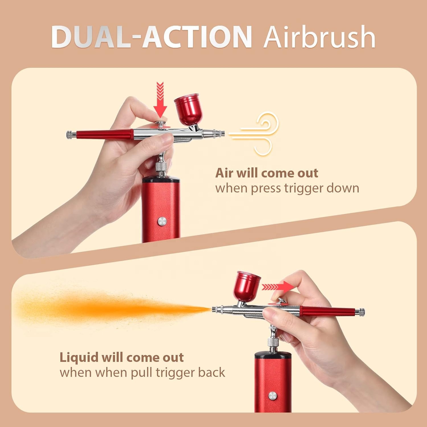 طقم فرشاة هوائية مع ضاغط، فرشا - مراجعة Air Compressor Mini وسعره