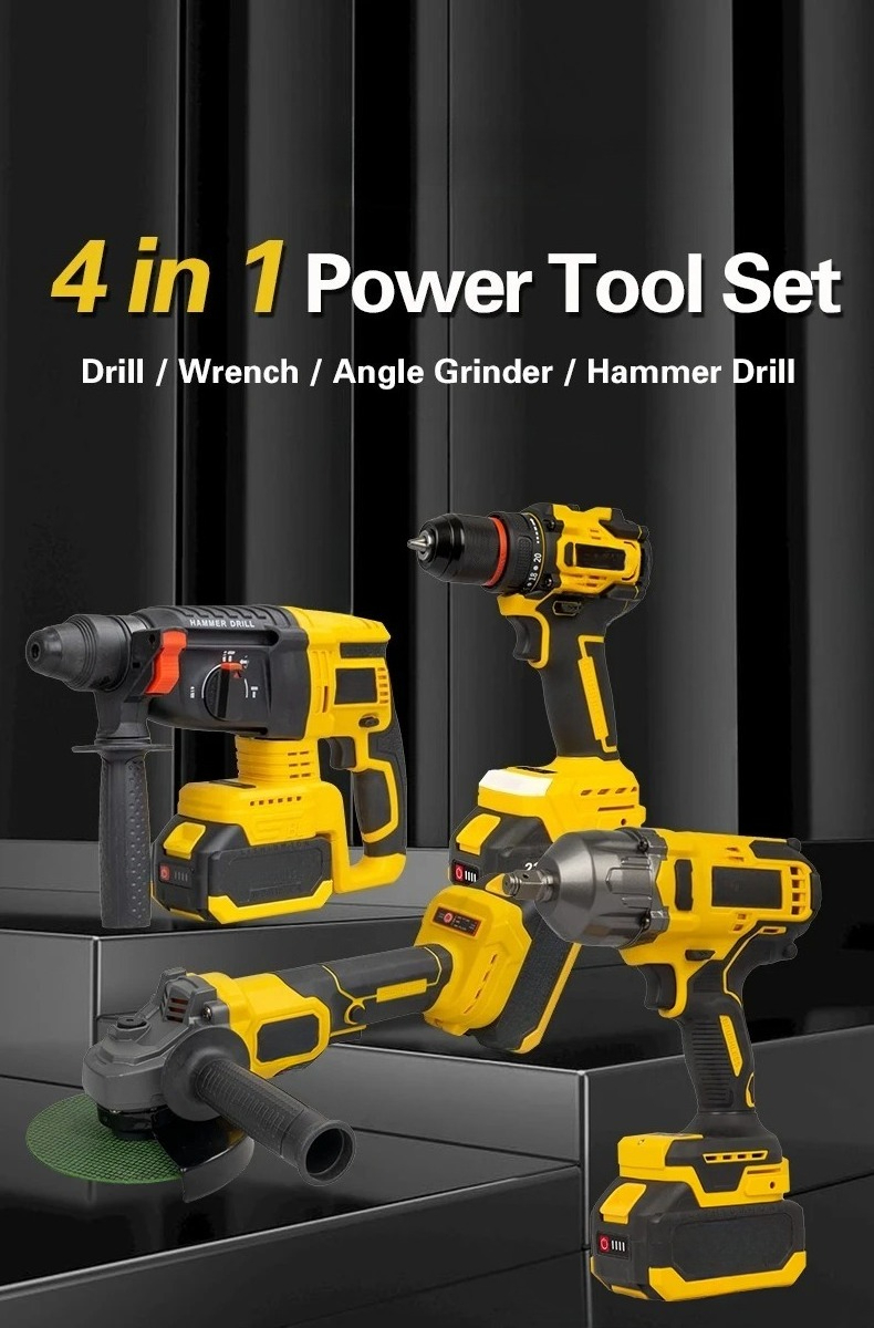 مجموعة أدوات كهربائية منزلية ا - مراجعة Power Tools Combo Kits وسعره