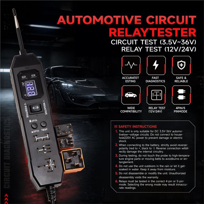أداة تشخيص لدوائر الأعطال الكه - مراجعة Power Tools Automotive وسعره