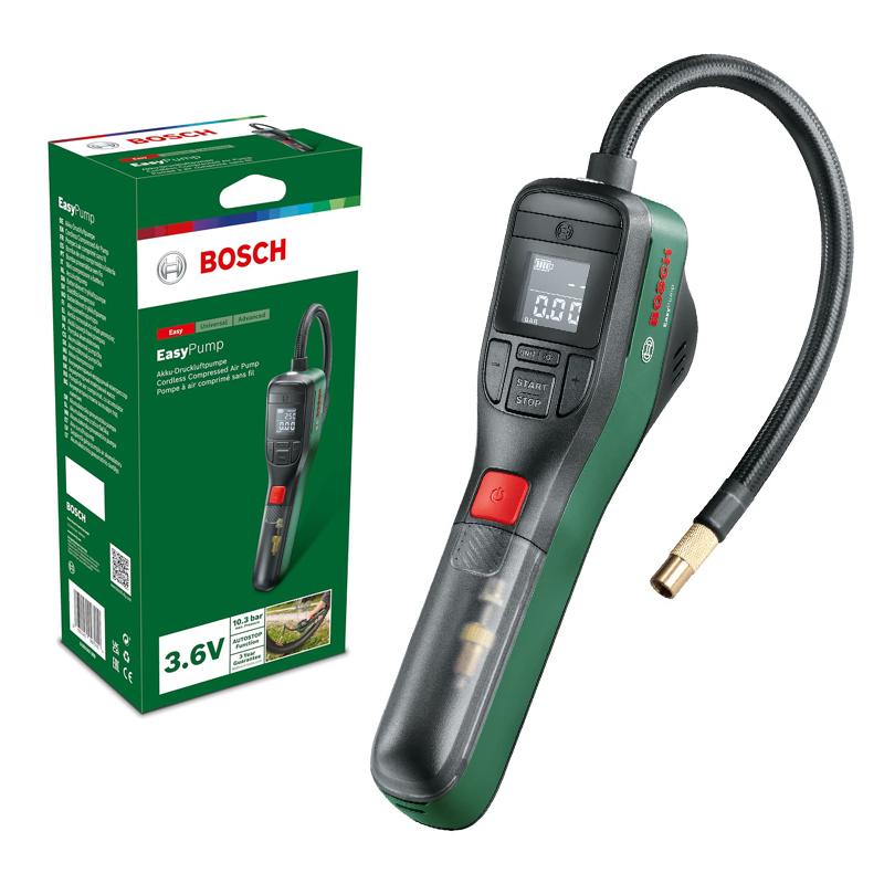 مضخة هواء مضغوط لاسلكية من بوش - مراجعة Air Compressor Mini وسعره