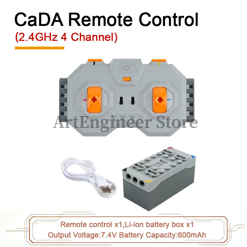 مجموعة قطع بناء CaDA مع محركات - مراجعة Power Tools Lego وسعره