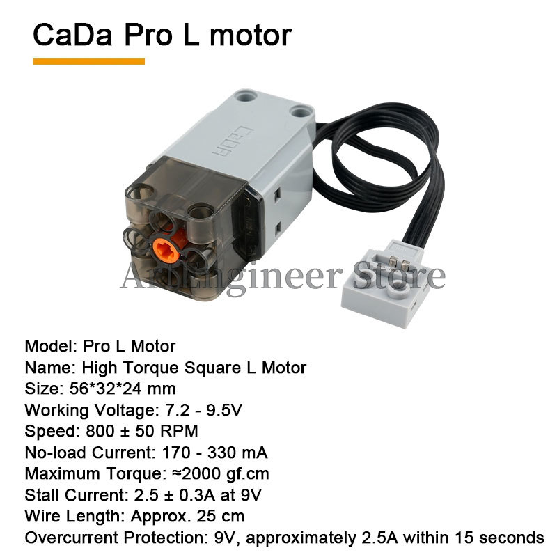مجموعة قطع بناء CaDA مع محركات - مراجعة Power Tools Lego وسعره
