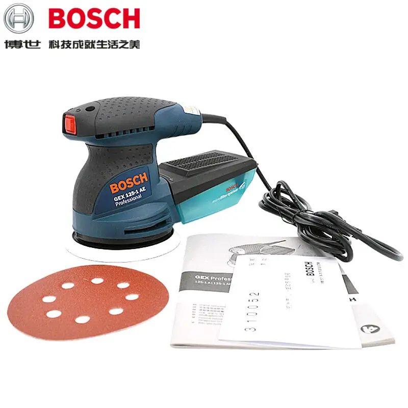 بوش GEX 125-1AE 220V آلة صنفرة - مراجعة Power Tools Machine وسعره