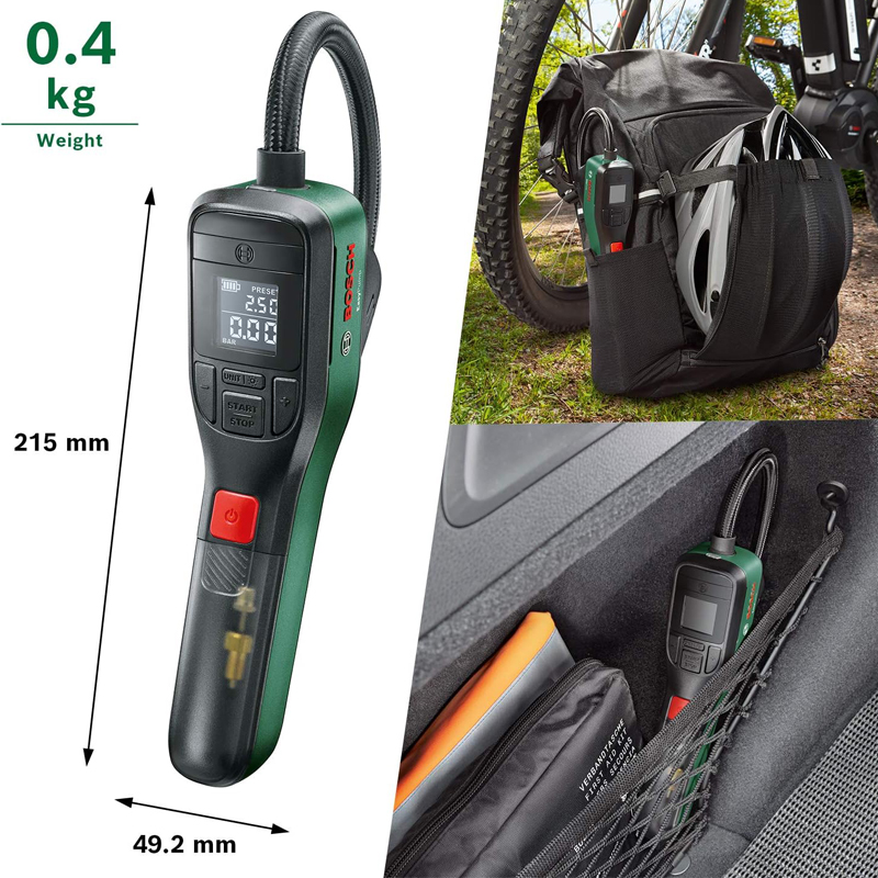 مضخة هواء مضغوط لاسلكية من بوش - مراجعة Air Compressor Mini وسعره