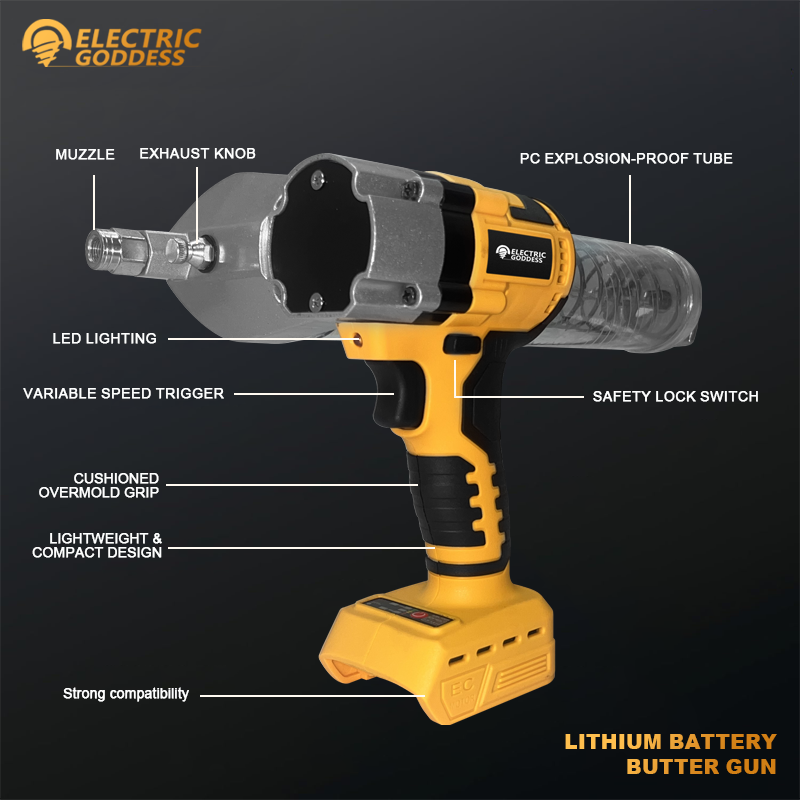 مسدس شحوم كهربائي لسيارة ديوال - مراجعة Power Tools Equipment وسعره