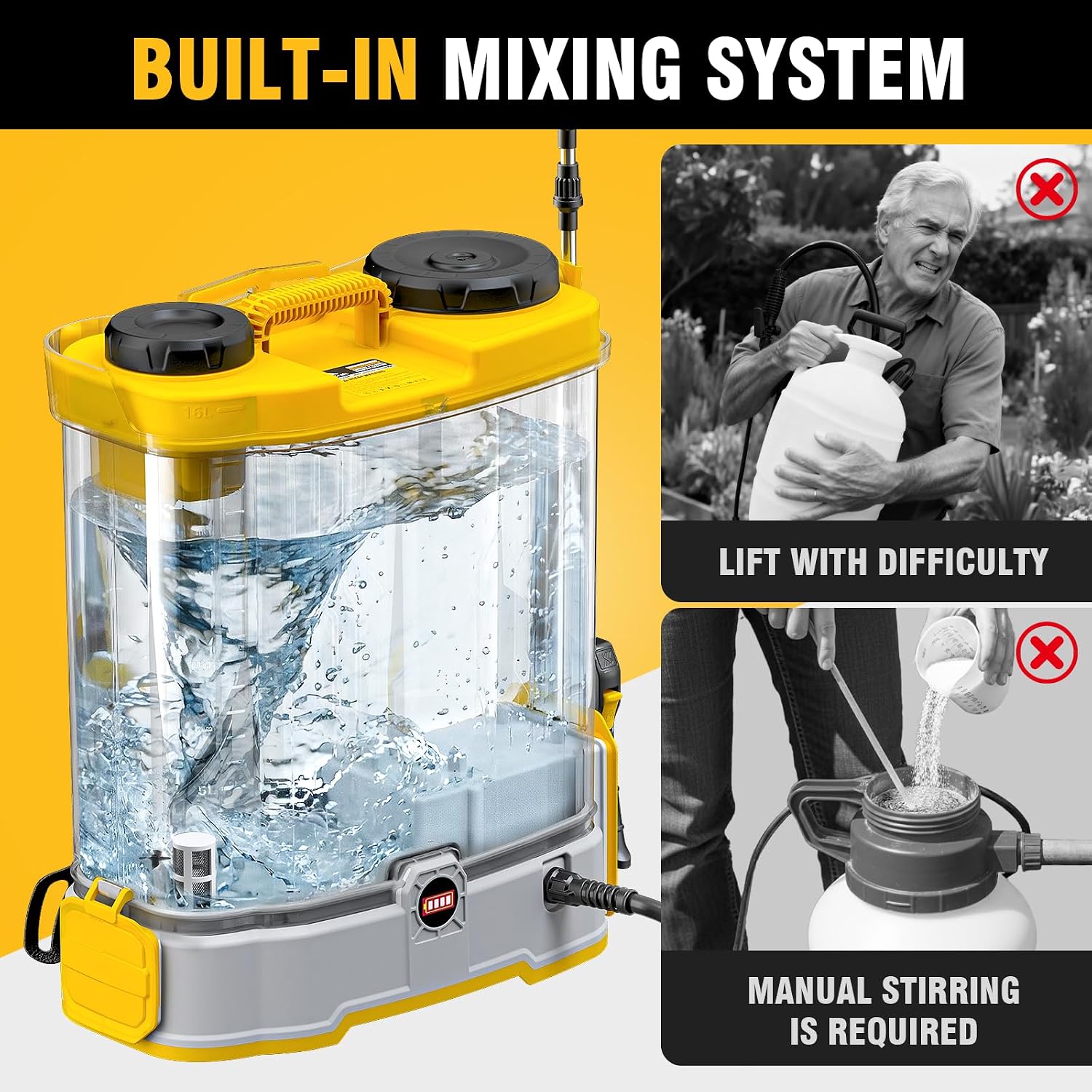 بخاخ محمول على الظهر يعمل ببطا - مراجعة Power Tools Equipment وسعره