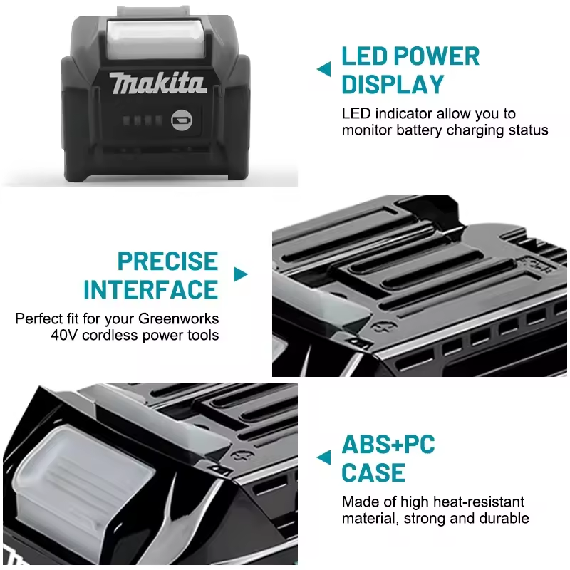 بطارية ماكيتا الأصلية 40 فولت  - مراجعة Makita Power Tools Xgt وسعره
