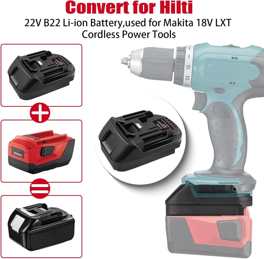 محول بطارية لـ Hilti إلى أدوات - مراجعة Power Tools Hilti وسعره