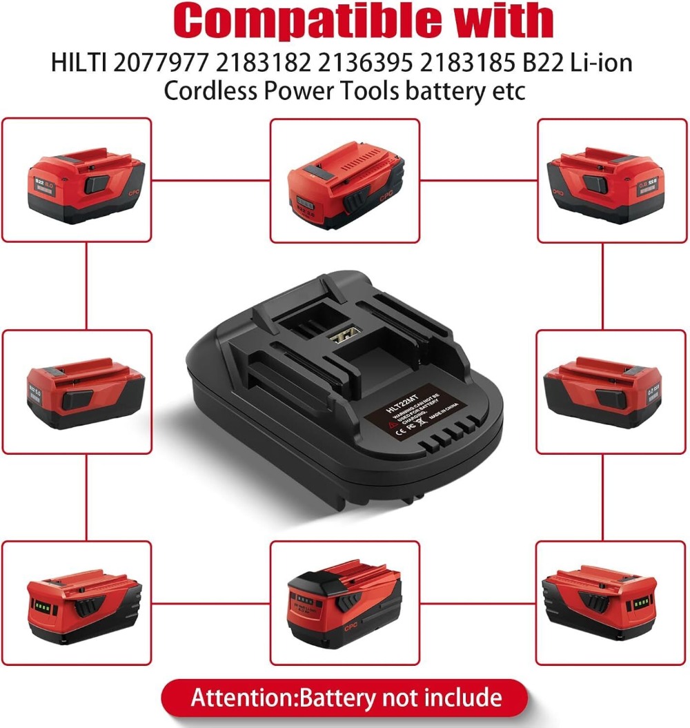 محول بطارية لـ Hilti إلى أدوات - مراجعة Power Tools Hilti وسعره
