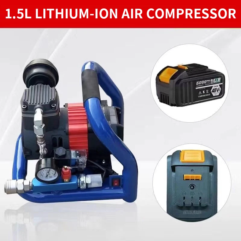 ضاغط هواء ليثيوم أيون بدون فرش - مراجعة Air Compressor Mini وسعره