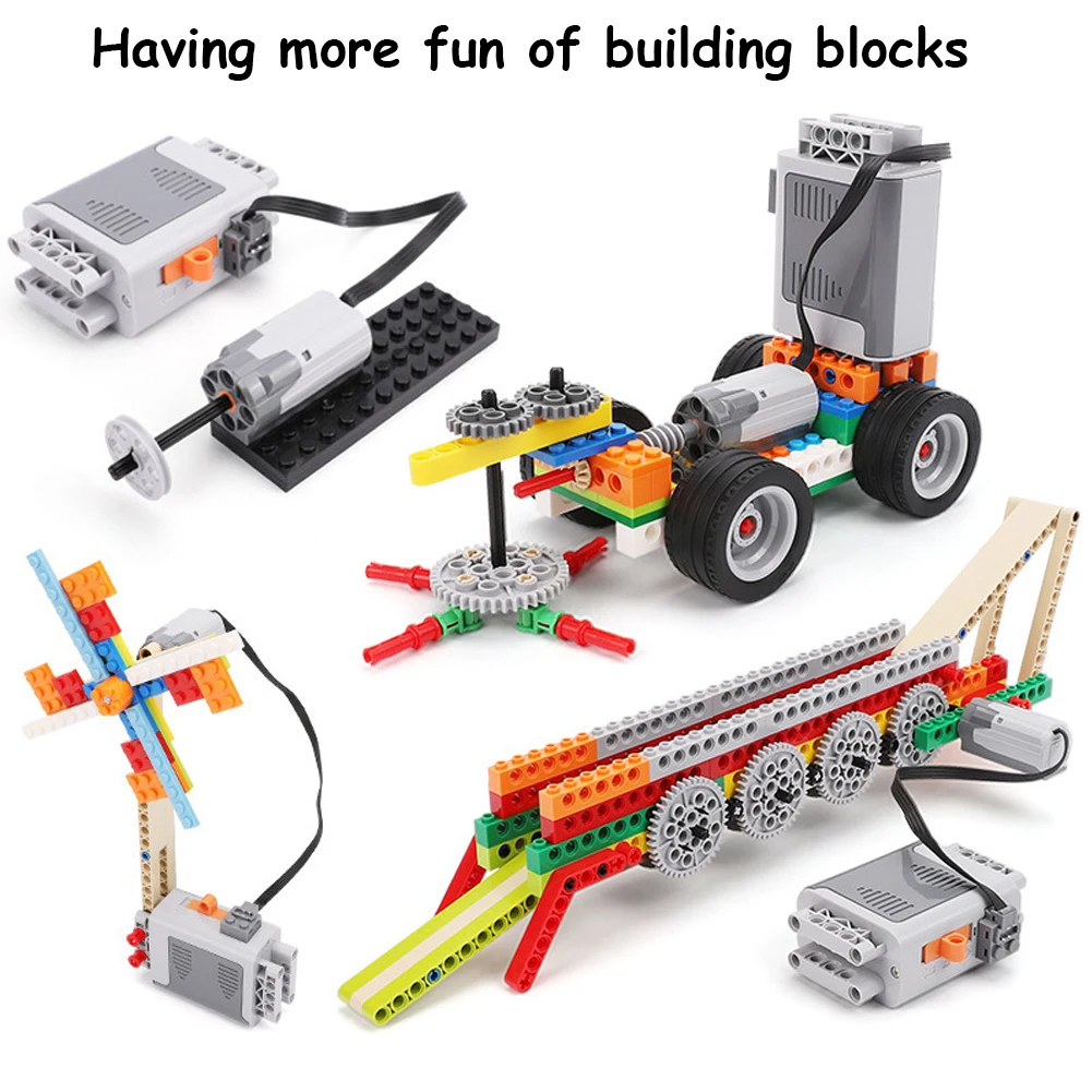 محرك 8883 M عالي التقنية، قطع  - مراجعة Power Tools Lego وسعره